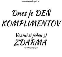 Komplimenty do daru daruj a vezmi1